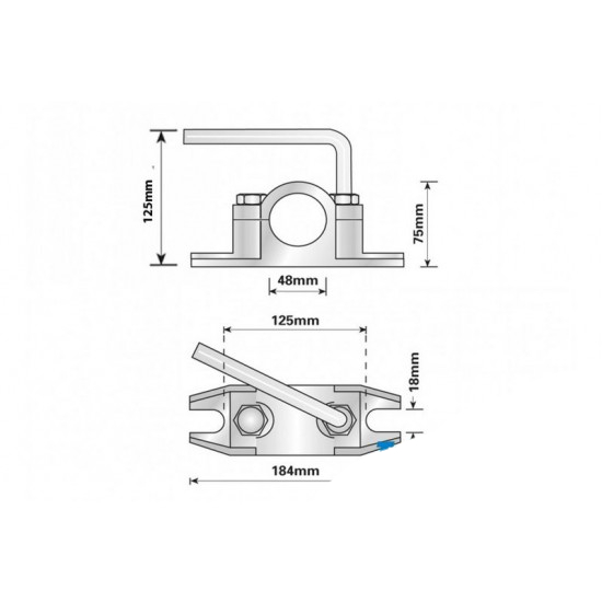 48MM Serrated Clamp