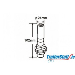 Beacon Pole mount Vertical Bracket