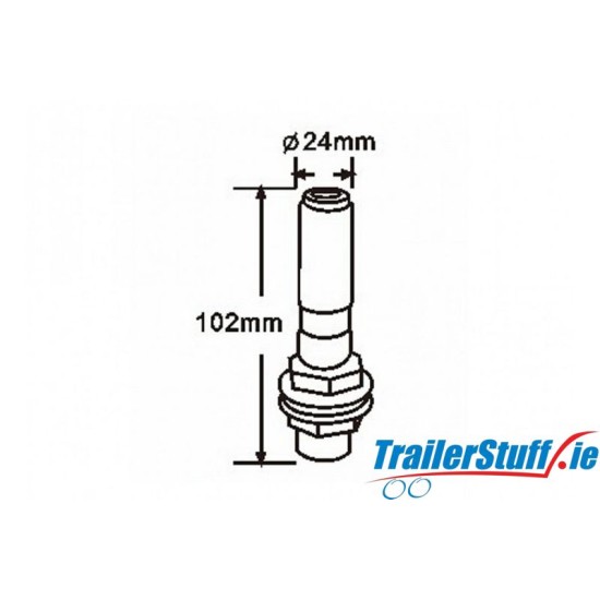 Beacon Pole mount Vertical Bracket