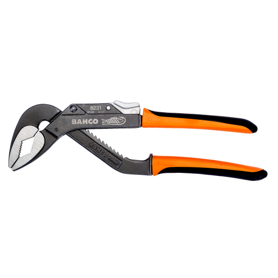 ERGO™ Extra Wide Jaw Slip Joint Water Pump Plier with Dual-Component Handles and Phosphate finish